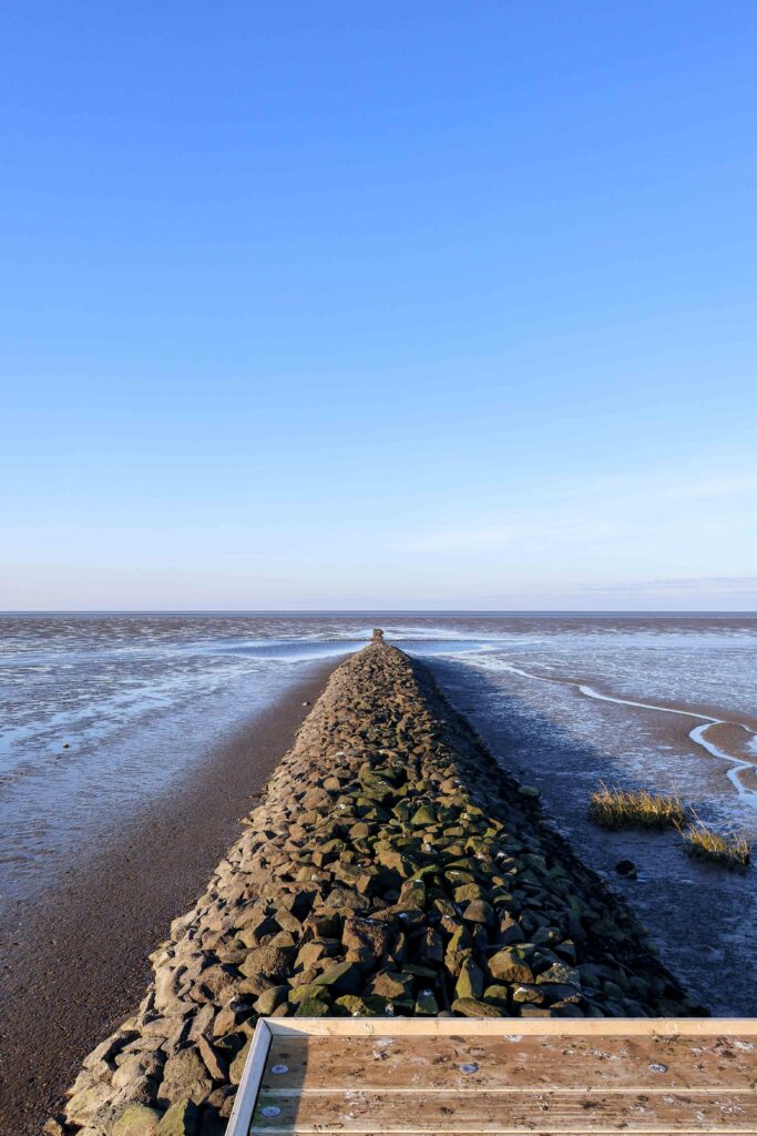Friedrichskoog Trischendiek Strand Deich Umbau offen Nordsee Wattenmeer Familienurlaub