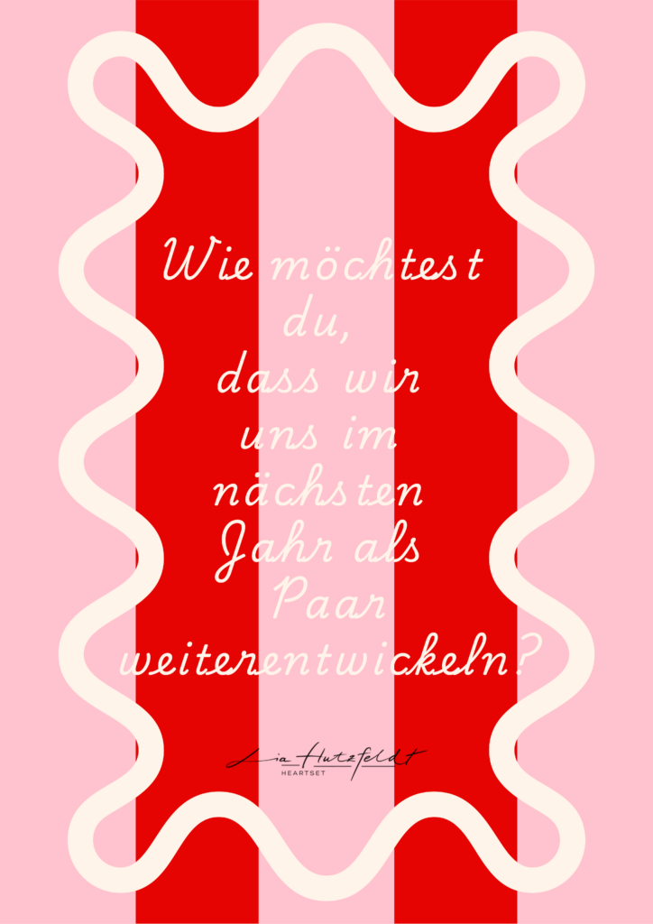 Kostenlose Reflexionskarten für Paare – Weihnachten druckbar.Paar-Fragekarten Silveter – gratis als Druckvorlage.