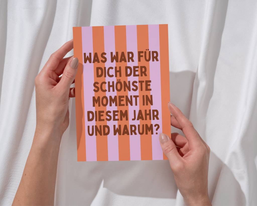 Kostenlose Reflexionskarten für Paare – Weihnachten druckbar.Paar-Fragekarten Silveter – gratis als Druckvorlage